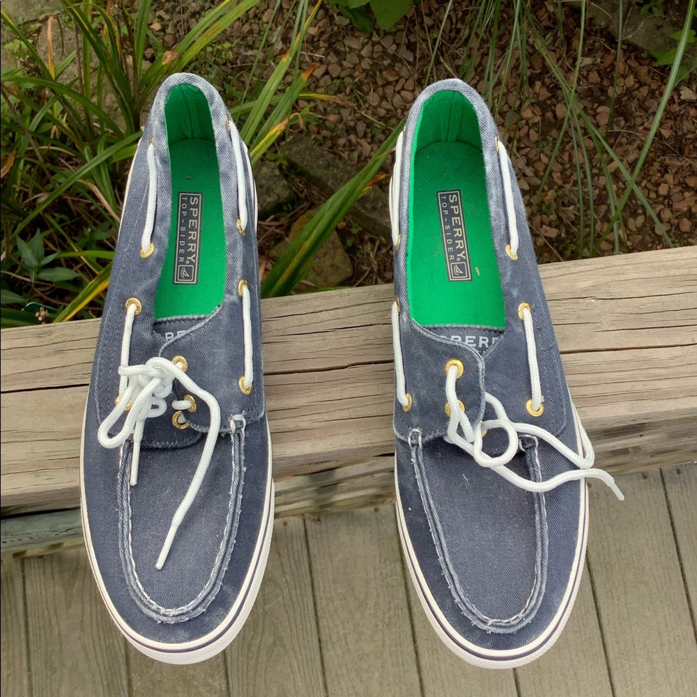 Sperry Navy Blue Boat Shoes